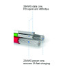 Swissten Textile USB / USB-C Data Cable 0.5m Black