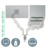 Leitz 65380085 monitor mount / stand 81.3 cm (32") Desk Grey