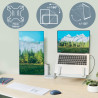 Leitz 65380085 monitor mount / stand 81.3 cm (32") Desk Grey