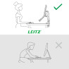 Leitz 65380085 monitoriaus laikiklis arba stovas 81,3 cm (32") Stalas Pilka
