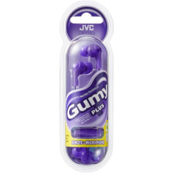JVC HA-FX7M-V-E Gumy Plus headphones with remote & microphone