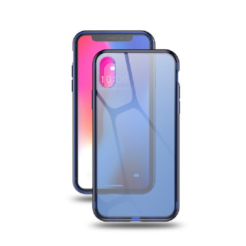 Dux Ducis Light Case Premium High Quality and Protect Silicone Case For Apple iPhone 7 / 8 Transparent - Blue