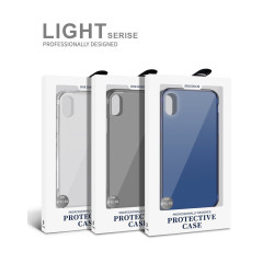 Dux Ducis Light Case Premium High Quality and Protect Silicone Case For Apple iPhone 7 / 8 Transparent - Blue