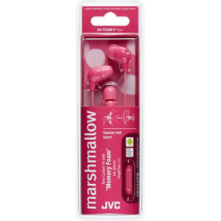 JVC HA-FX38M-P-E Marshmallow Headphones with remote & microphone