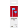 JVC HA-FX10-LA-E PowerFul Sound Headphones Light Blue