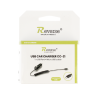 Reverse CC-21 Universal 2.1A Micro USB Cable 1.2m Car Charger For GPS / Mobile Phone / Tablet