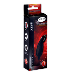 ATX Platinum Premium Car charger 12 / 24V / 1A + Micro USB cable Black (Red Blister)