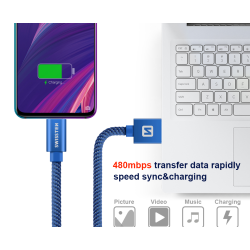 SWISSTEN SW-QU-TYPC-3.1-2M-BL