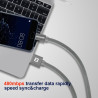 Swissten Textile Quick Charge Universal Micro USB Data and Charging Cable 2m