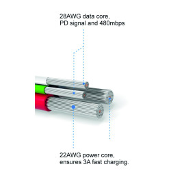 SWISSTEN SW-QU-MICR-USB-2.0-RG