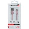 Swissten Textile Universal Quick Charge 3.1 USB-C Data and Charging Cable 1.2m