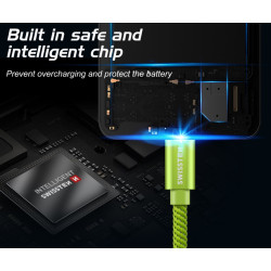 Swissten Textile Universal Quick Charge 3.1 USB-C Data and Charging Cable 1.2m