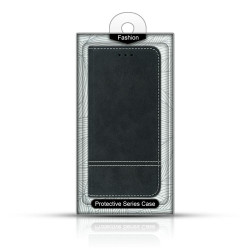 Mocco Suede Book Case For Samsung A305 Galaxy A30 Black