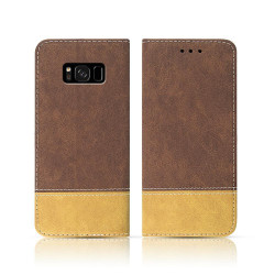 Mocco Suede Book Case For Samsung A305 Galaxy A30 Brown