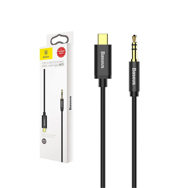 Baseus Yiven Premium AUX Cable USB-C -  3.5 mm 1.2m