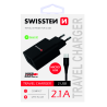 Swissten Premium Travel Charger USB 2.1A / 10.5W With Micro USB Cable 1.2m