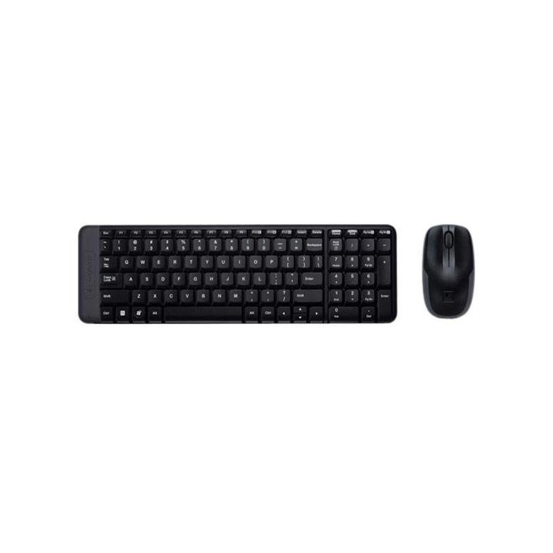 Logitech MK 220 WRL Set Keyboard + Mouse Black (ENG)