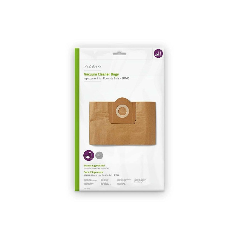 Nedis Vacuum cleaner bag Rowenta Bully - ZR765 (10pcs)