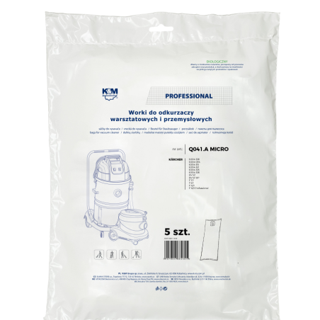 K&M Vacuum cleaner bag KARCHER (4pcs)