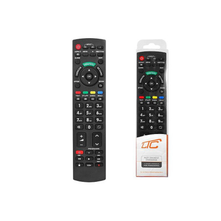 HQ LXP045 TV Universal remote control LCD / LED PANASONIC / Black