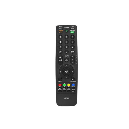 HQ LXP201 TV remote control LG AKB69680403 Black