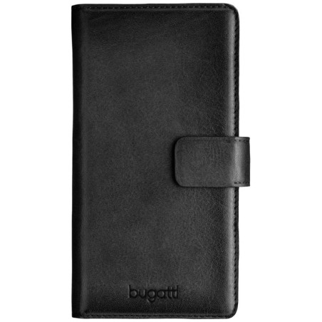 Bugatti L Leather Case - Wallet for Devices 5.1-6'' (7.5 х 15.5 cm) Black