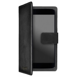 Bugatti L Leather Case - Wallet for Devices 5.1-6'' (7.5 х 15.5 cm) Black