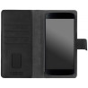 Bugatti L Leather Case - Wallet for Devices 5.1-6'' (7.5 х 15.5 cm) Black