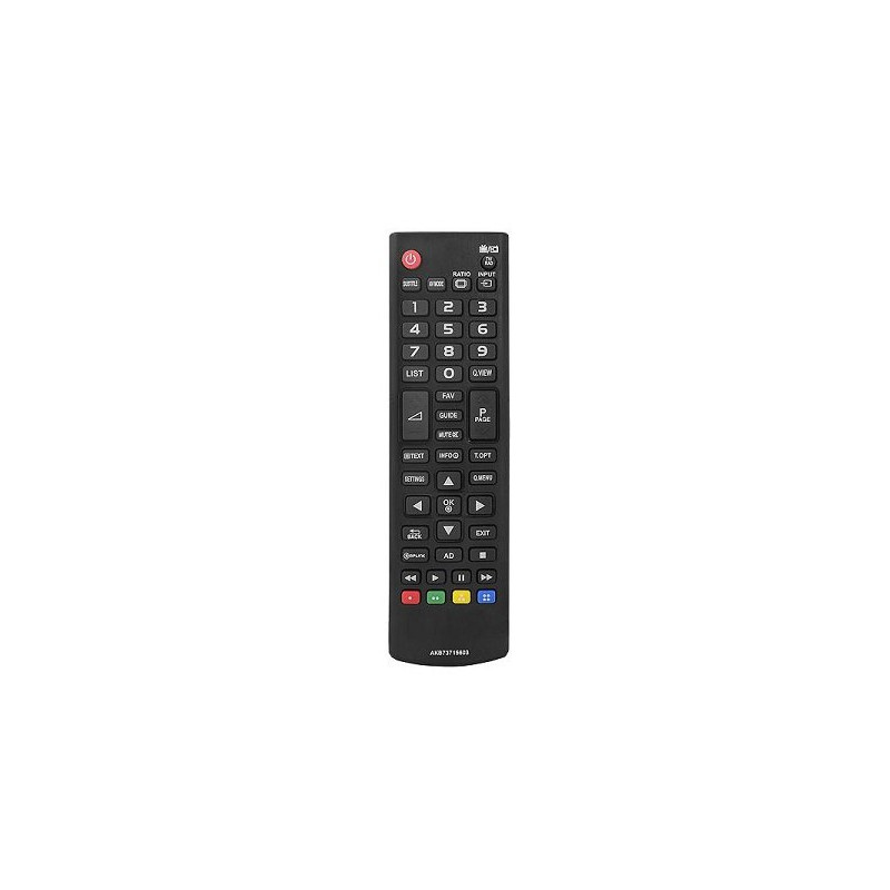 HQ LXP5603 TV remote control LG AKB73715603 Black