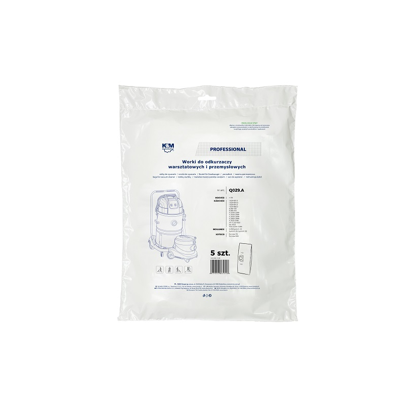 K&M Vacuum cleaner bag KARCHER KM-Q029.A (4pcs)