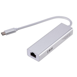 RoGerAD15642 USB-C Hub - Splitter 3 x USB 3.0 / RJ45
