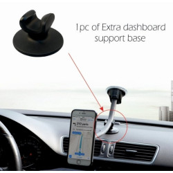 Swissten S-GRIP S3-HK Premium Universal Window Holder with 360 Rotation For Devices 3.5'- 6.0' inches