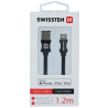 SWISSTEN SW-MFI-LIGH-3A-1.2M-BK