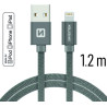 SWISSTEN SW-MFI-LIGH-3A-1.2M-GR