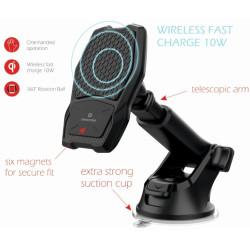 Swissten WM1-HK2 Car Holder With Wireless Charging + Micro USB Cable 1.2m