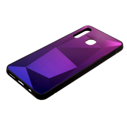 Mocco Stone Ombre Back Case Silicone Case With gradient Color For Apple iPhone 7 / 8 Purple - Blue