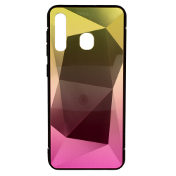 Mocco Stone Ombre Back Case Silicone Case With gradient Color For Apple iPhone 7 / 8 Yellow - Pink