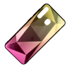 Mocco Stone Ombre Back Case Silicone Case With gradient Color For Samsung A705 Galaxy A70 Yellow - Pink