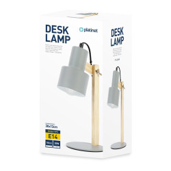 Platinet PTL2530G Desk Lamp Metal and Wood 25W / E27 / 220V