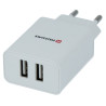 Swissten Smart IC Travel Charger 2x USB 2.1A with Lightning Cable 1.2m