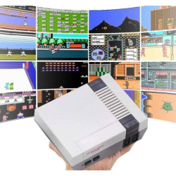 RoGer Retro Game console with 620 games / 2 game controllers / TV output