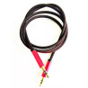 Mocco Textile Premium AUX Cable 3.5 mm -  3.5 mm 1m Red