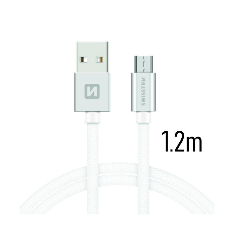 SWISSTEN SW-QU-MICR-USB-1.2M-SI