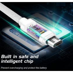 Swissten Textile Universal Micro USB Data and Charging Cable 1.2m