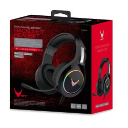 Varr VH6060B Pro Gaming Stereo Headset with Microphone / LED / 3.5mm / USB