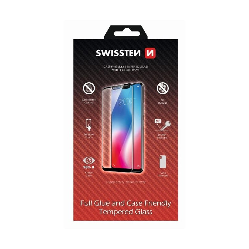 Swissten Full Face Tempered Glass Samsung Galaxy A50 Black
