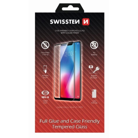 Swissten Full Face Tempered Glass Samsung Galaxy A50 Black
