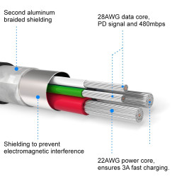 SWISSTEN SW-QU-LIGH-3A-0.2M-SI