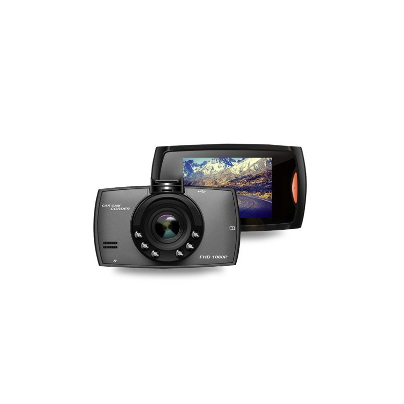 RoGer VR Car video recorder Full HD / microSD / LCD 2.7'' + Holder