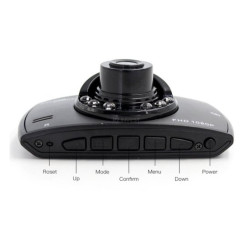RoGer VR Car video recorder Full HD / microSD / LCD 2.7'' + Holder
